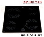 Πλατώ (κρύσταλλο) κεραμικής εστίας κουζίνας WHIRLPOOL 481244039664